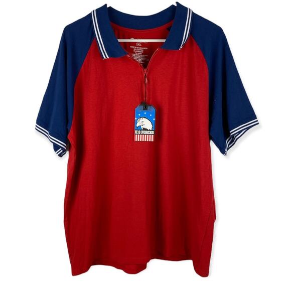 NWT U.S. Forces brand 1/4 zip polo size 2XL - Picture 1 of 6